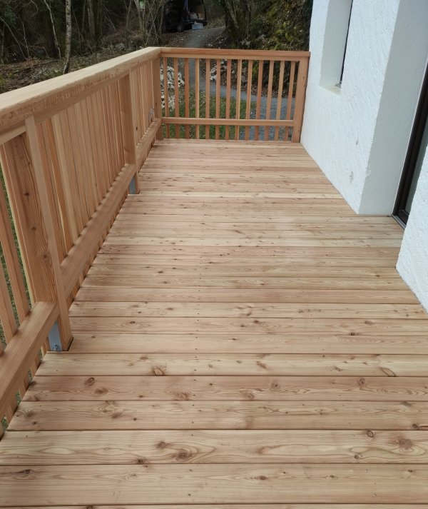 Fabrication et pose d'un balcon