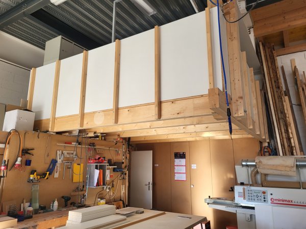 mezzanine d'atelier